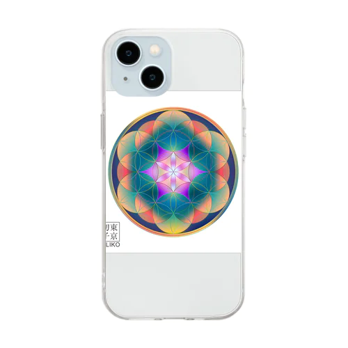 神聖幾何学 Soft Clear Smartphone Case