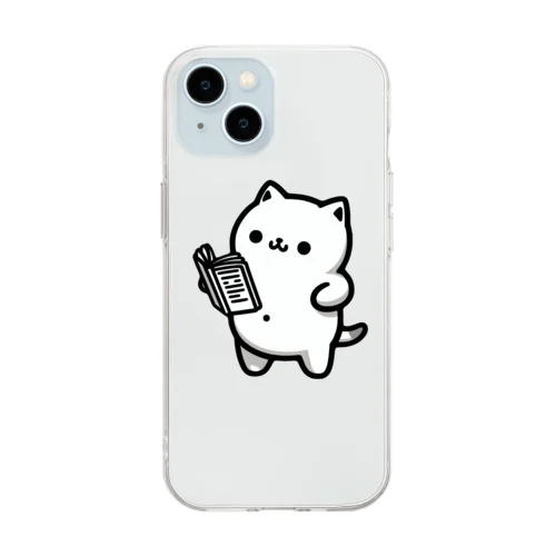 お腹のでてる猫15 Soft Clear Smartphone Case