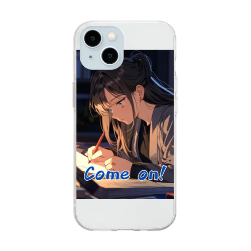 夢に向かって努力する女神 Soft Clear Smartphone Case