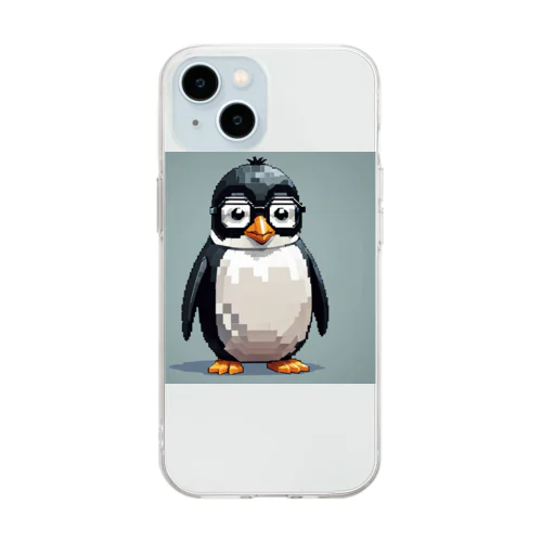 知的で愛らしいペンギンが登場！ Soft Clear Smartphone Case