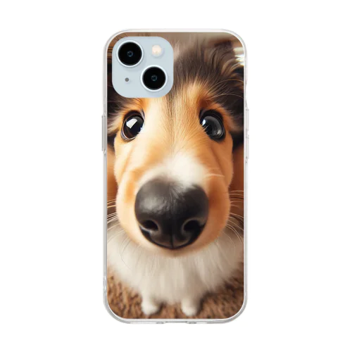 collie Soft Clear Smartphone Case