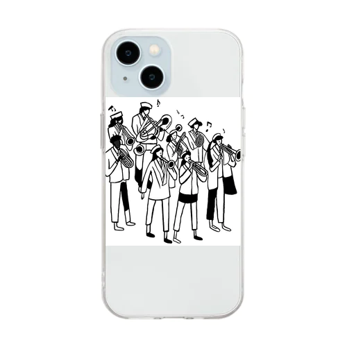 吹奏楽部 Soft Clear Smartphone Case