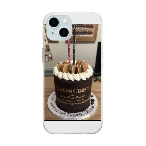 スティックケーキ Soft Clear Smartphone Case