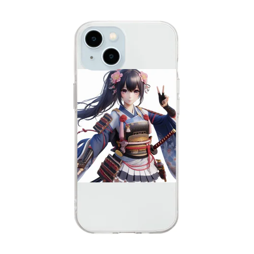 戦闘ガール Soft Clear Smartphone Case