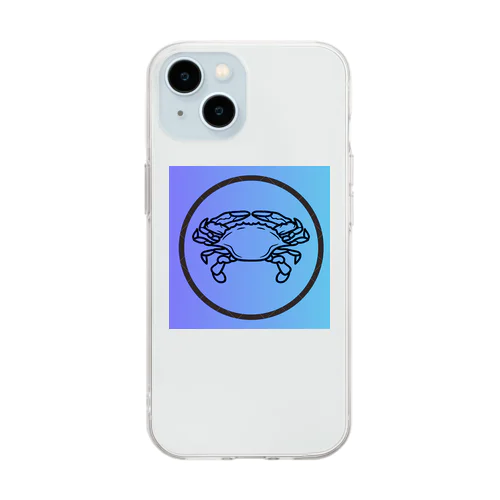 ガザミ Soft Clear Smartphone Case