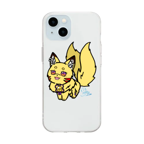 江月縁🦊擬獣化ver.⑵ Soft Clear Smartphone Case