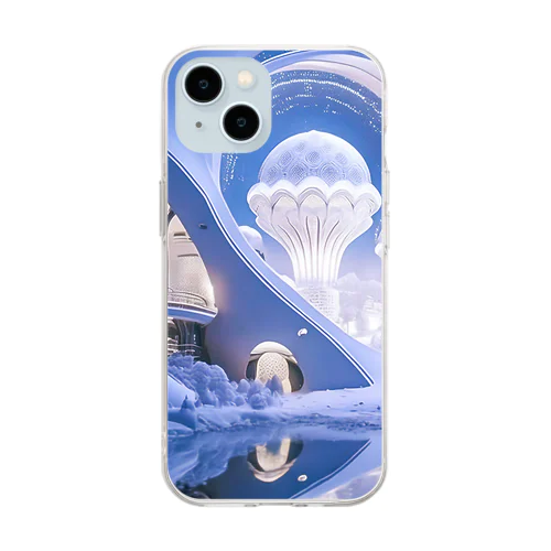 Time Warp City Soft Clear Smartphone Case