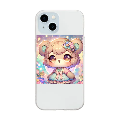 萌えくま Soft Clear Smartphone Case