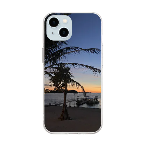 南国夜景 Soft Clear Smartphone Case