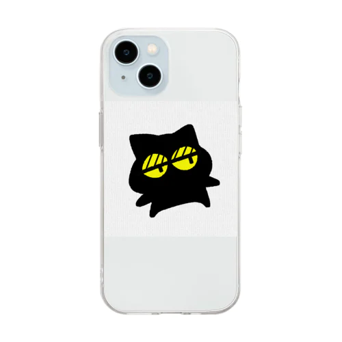 はんめねこ Soft Clear Smartphone Case