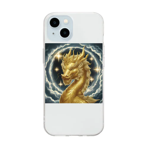 金龍神様 Soft Clear Smartphone Case