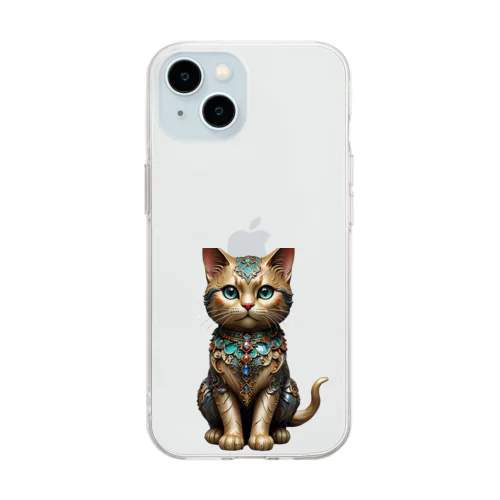アラビアン猫 Soft Clear Smartphone Case