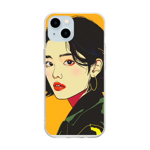 City girl #7 Lily Chen Soft Clear Smartphone Case