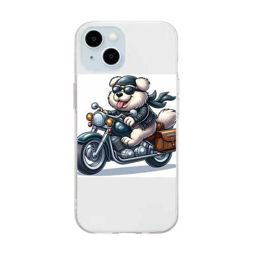 ちょい悪オヤジ犬 Soft Clear Smartphone Case