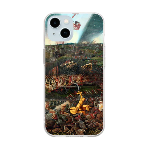 レーゲンスブルク近郊でのアヴァール人に対するカール大帝の勝利 / The Victory of Charlemagne over the Avars near Regensburg Soft Clear Smartphone Case