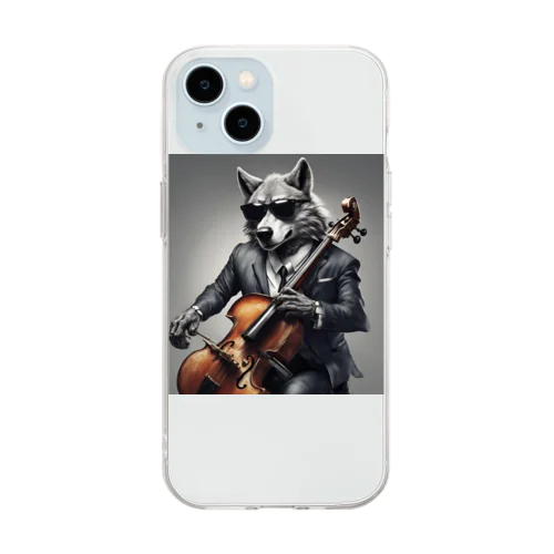 THE WOLF ROCK (Be) Soft Clear Smartphone Case