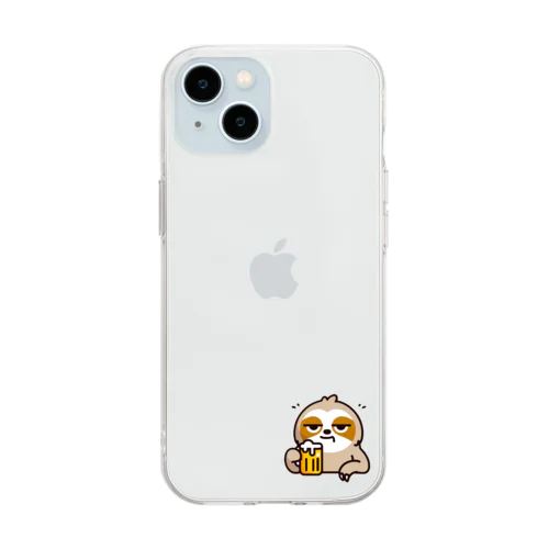 ナマケモノンベエ Soft Clear Smartphone Case