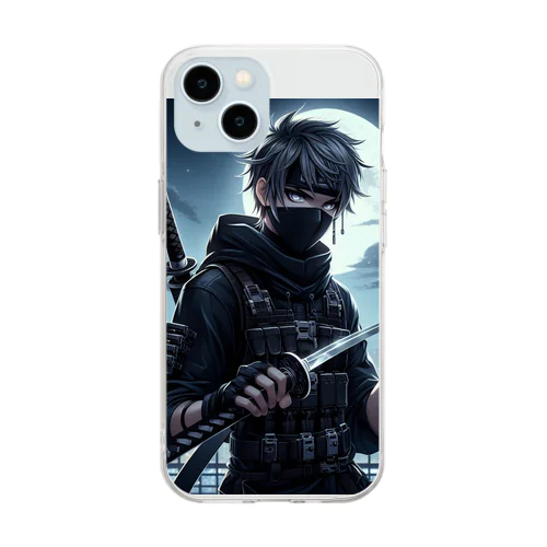 TOKYO NINJA Soft Clear Smartphone Case