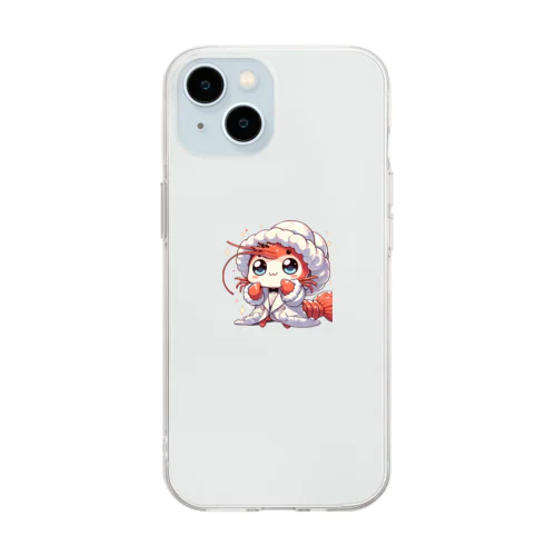 可愛いえびさんの海中診療所 Soft Clear Smartphone Case