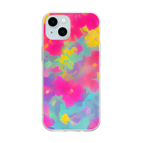 Flower Soft Clear Smartphone Case