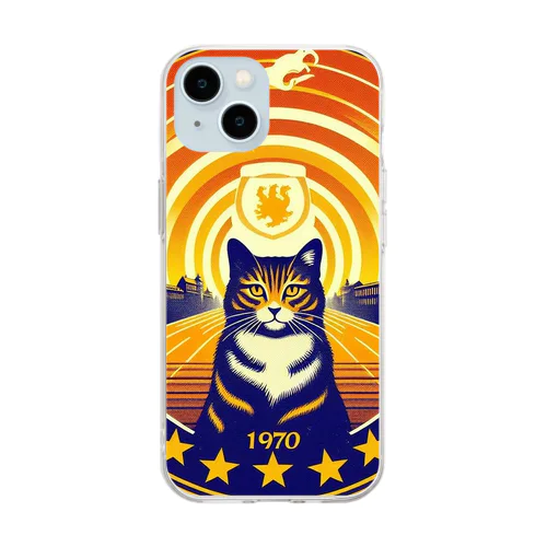 Meow University シリーズ【星】 Soft Clear Smartphone Case