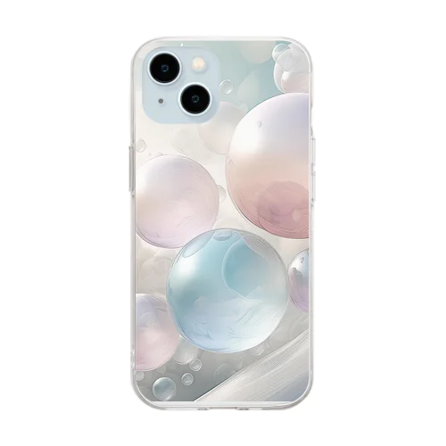 Bubbles🫧 ͛.* Soft Clear Smartphone Case