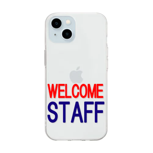 WELCOME STAFF Soft Clear Smartphone Case