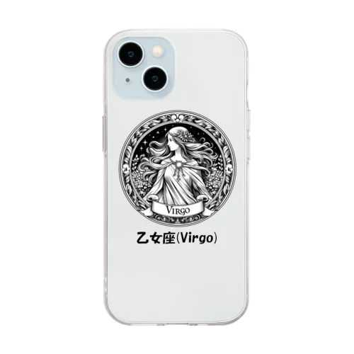 乙女座(Virgo) Soft Clear Smartphone Case