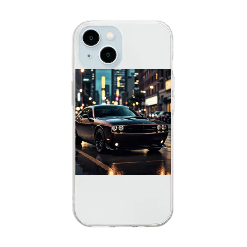 ダッジチャレンジャー　車好き Soft Clear Smartphone Case