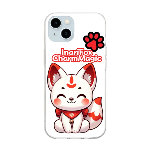  Inari Fox Charm Magic～稲荷の狐3-4 Soft Clear Smartphone Case