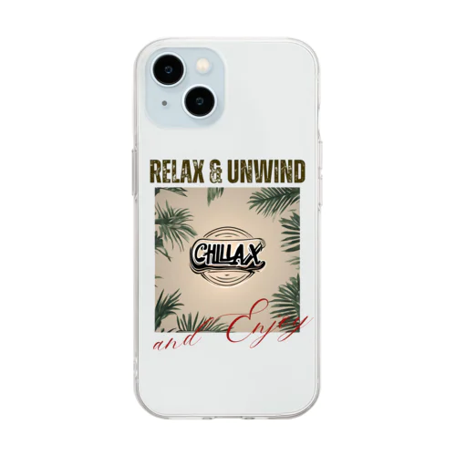 ゆっくりまったりリラックス　Chillax!シリーズ Soft Clear Smartphone Case