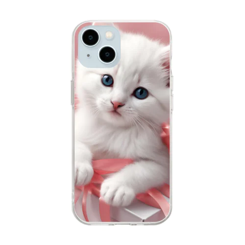 姫ねこ Soft Clear Smartphone Case