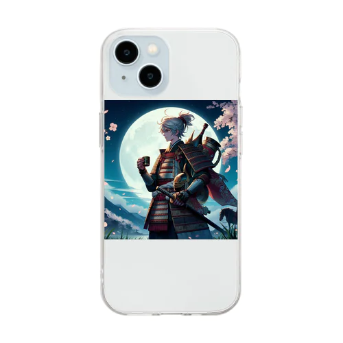 Young samurai Soft Clear Smartphone Case