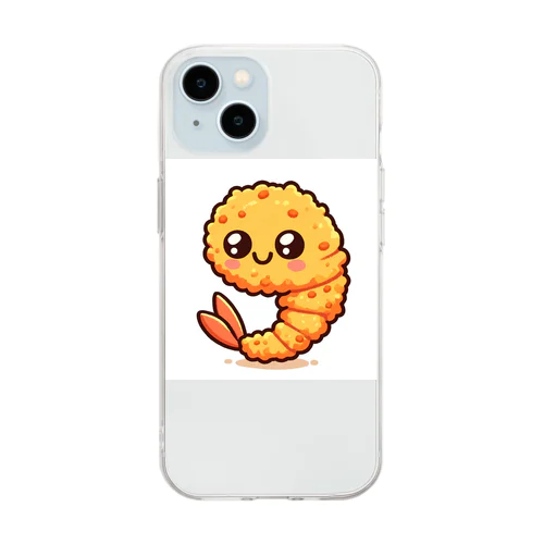 エビふりゃ〜くん Soft Clear Smartphone Case