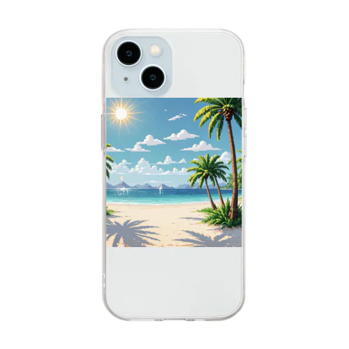 Sandy Shore Soft Clear Smartphone Case