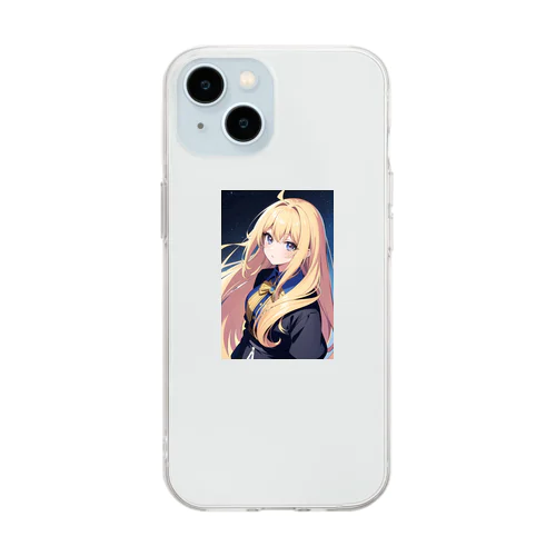 暗闇のJK Soft Clear Smartphone Case