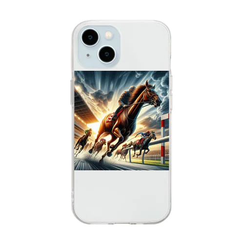 スーパーホース Soft Clear Smartphone Case