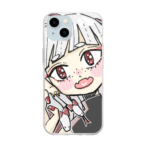 蛇の少女🐍 Soft Clear Smartphone Case