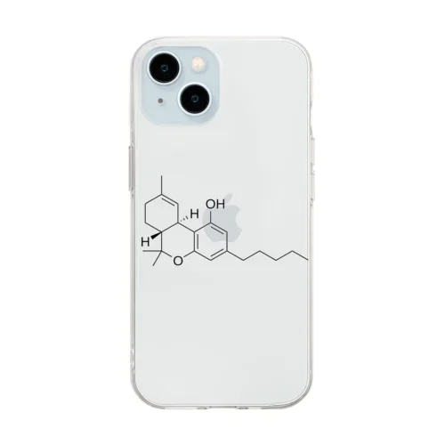 カンナビノイド Soft Clear Smartphone Case