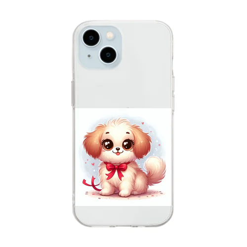 癒しのわんちゃんグッズ Soft Clear Smartphone Case