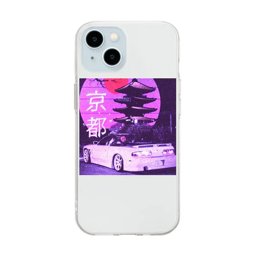 かっこいいテンアゲ！なティシャツ Soft Clear Smartphone Case