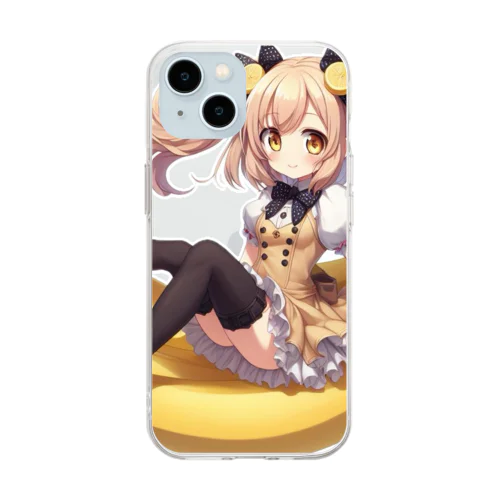 バナ美さん Soft Clear Smartphone Case