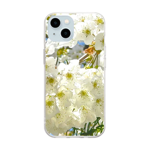 白桜 Soft Clear Smartphone Case