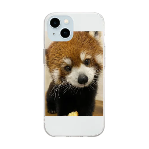 レッサーパンダ Soft Clear Smartphone Case