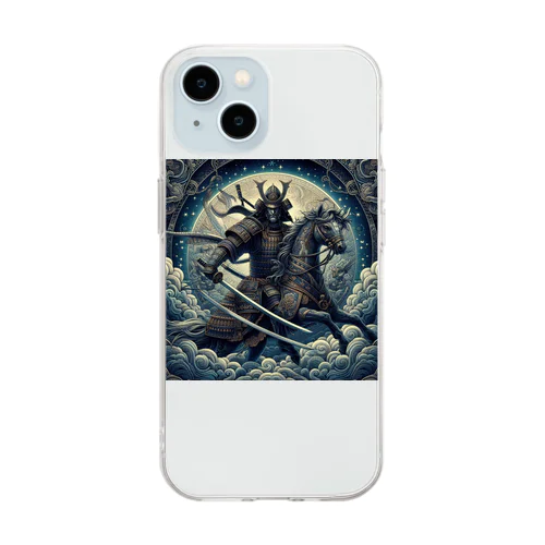 武士 Soft Clear Smartphone Case