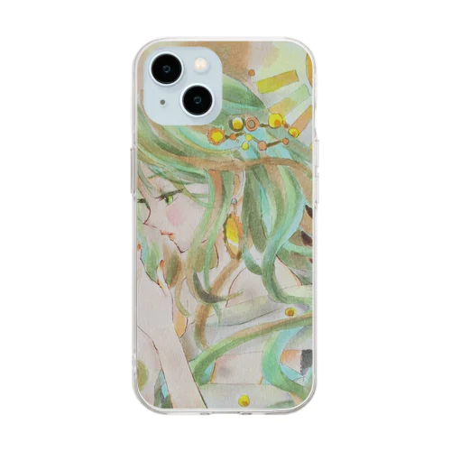 斜陽の女神 Soft Clear Smartphone Case