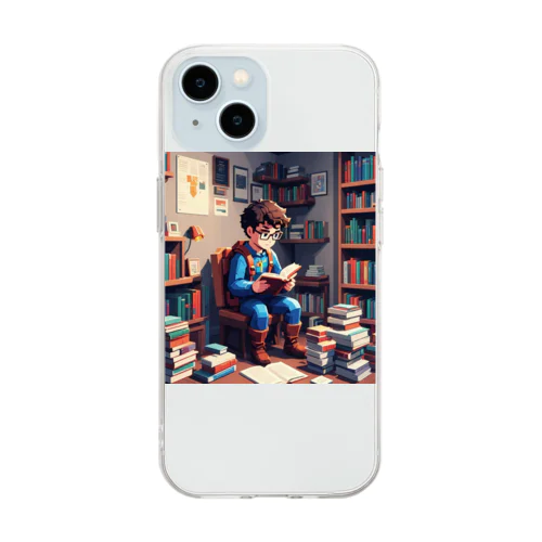 読書家勇者 Soft Clear Smartphone Case