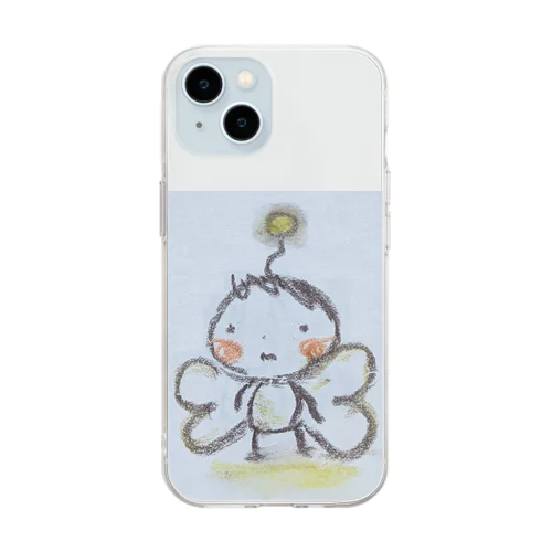 てふてふ丸 Soft Clear Smartphone Case