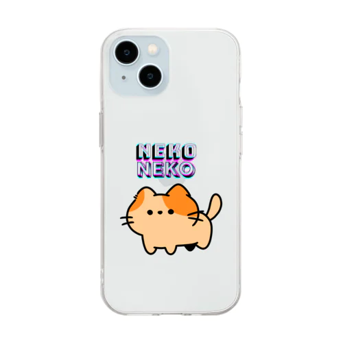 ねこねこちゃん Soft Clear Smartphone Case