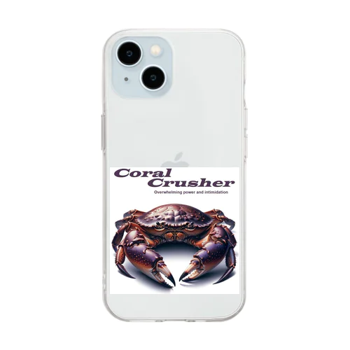 Coral Crusher Soft Clear Smartphone Case